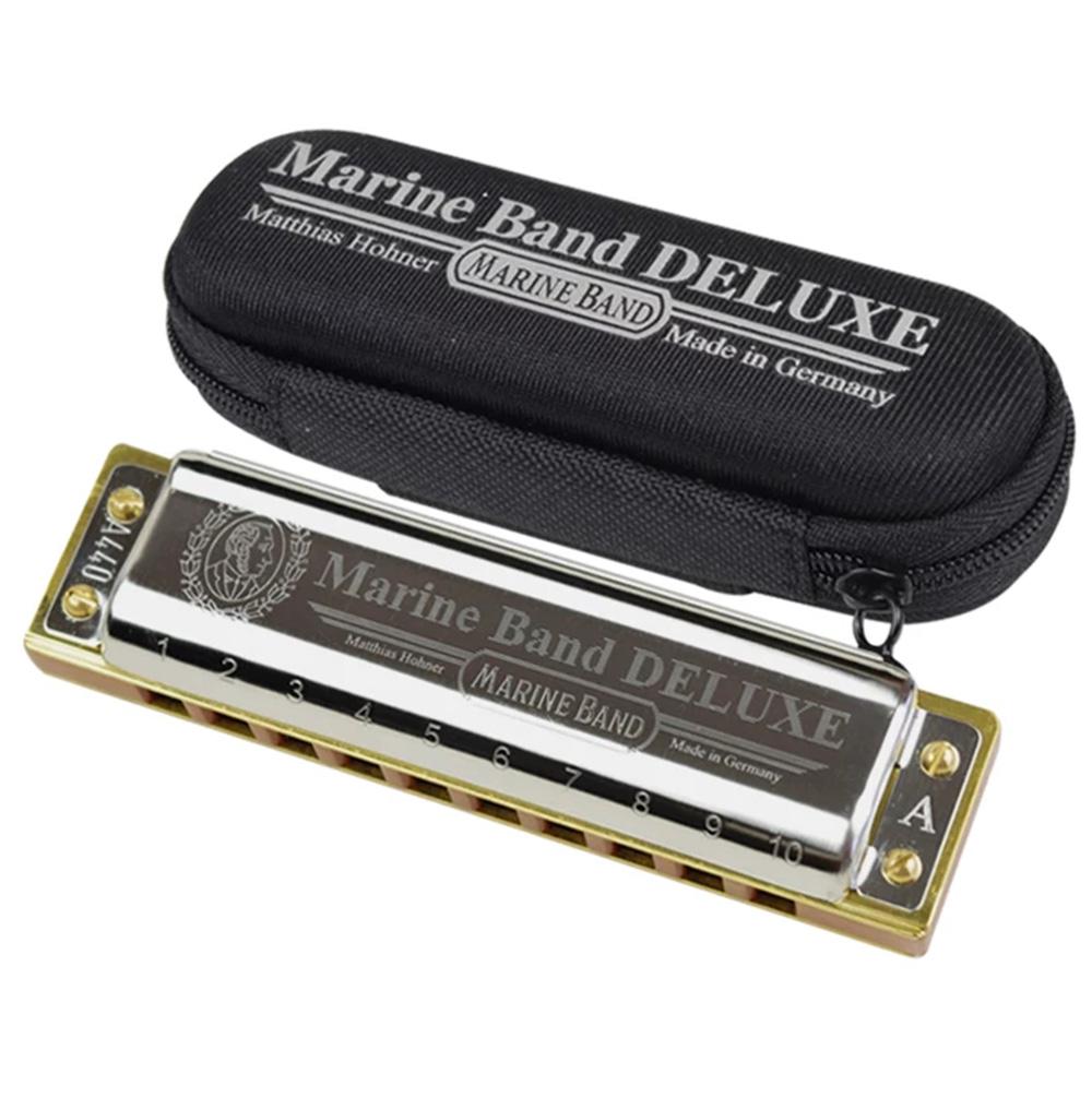 Hohner - Armónica Marine Band Deluxe en Si bemol Mayor Mod.M200511X_38