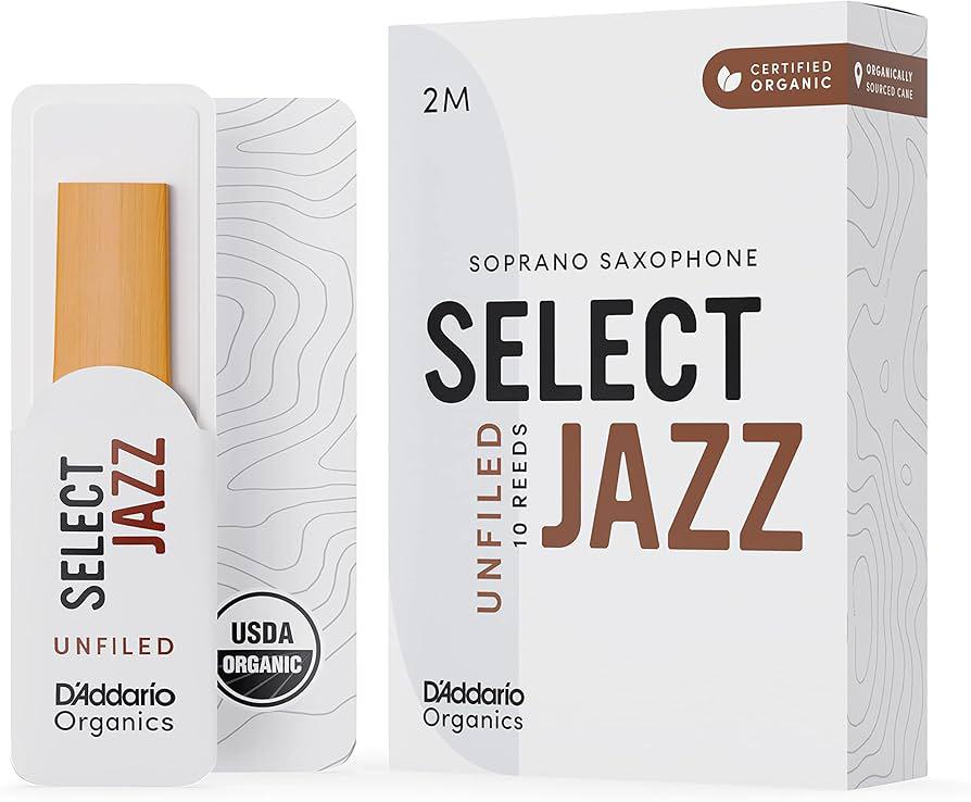 D'Addario - 10 Cañas Rico Select Jazz Unfiled para Sax Soprano Mod.RRS10SSX__(10)