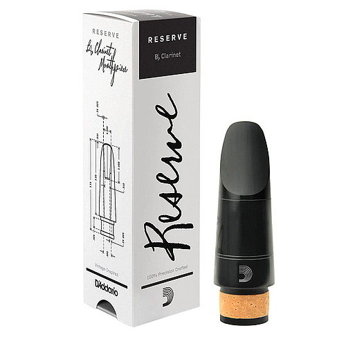 D'Addario - Boquilla Reserve para Clarinete Sib X0 Mod.MCR-X0_74