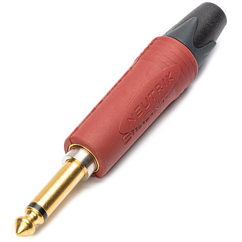 Neutrik - Plug 1/4" Mono con Red Switch para Instrumento Mod.NP2X-AU-SILENT_53
