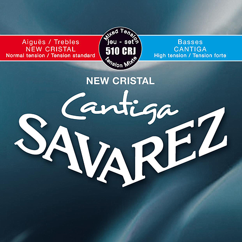 Savarez - Encordado para Guitarra, Cristal Cantiga Tensión Normal/Alta Mod.510CRJ_117