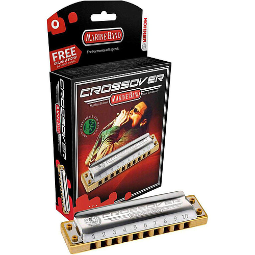 Hohner - Armónica en Si bemol Mayor Marine Band Crossover Mod.M2009116X