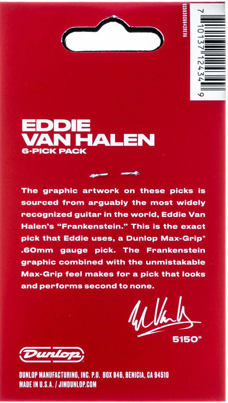 Dunlop - 6 Plumillas Van Halen, Frankestein Mod.EVHP02_4