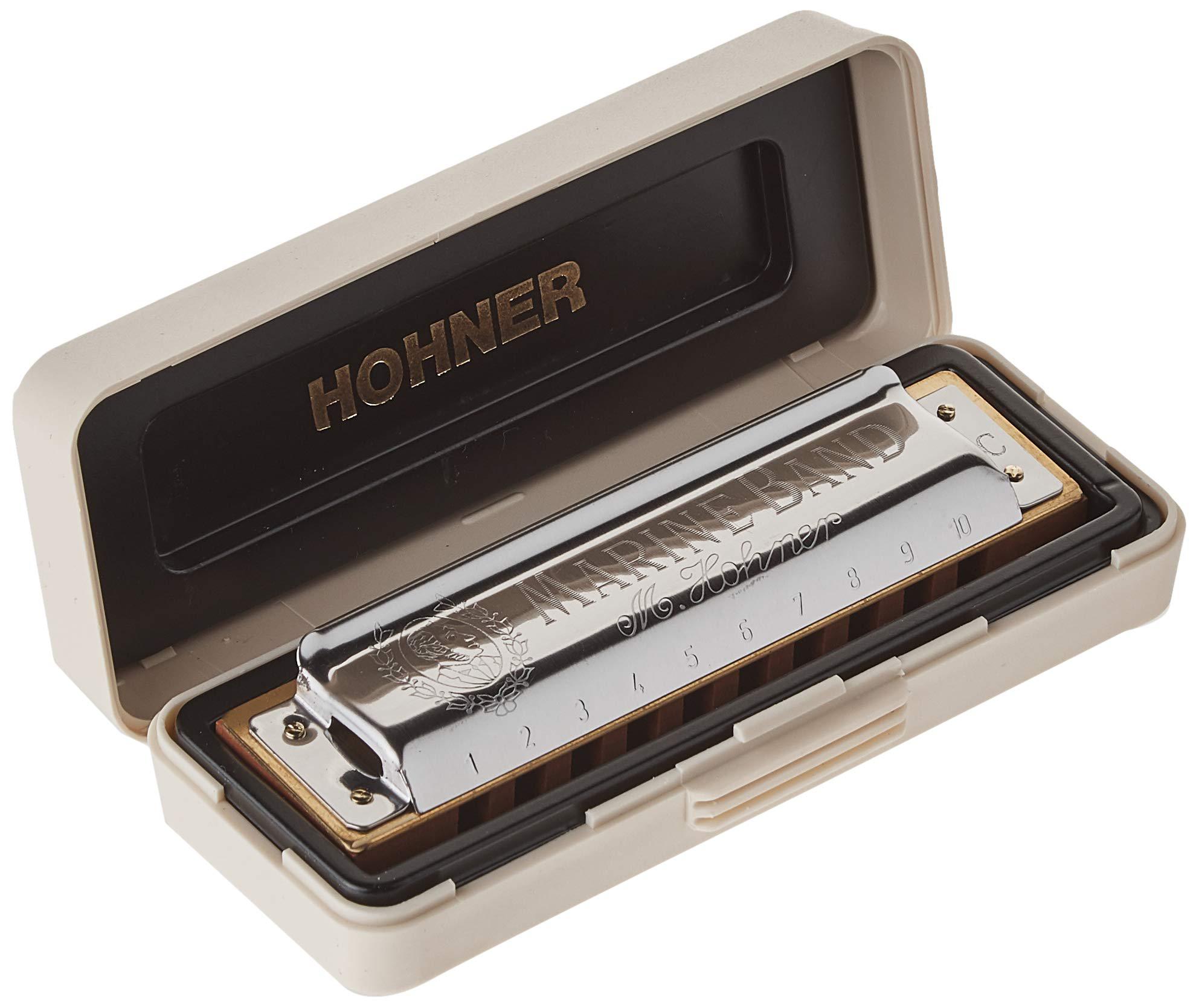 Hohner - Armonica Sol-Mayor ''Marine Band'', 1896 Plateada Diatonica Mod.M1896086X_46