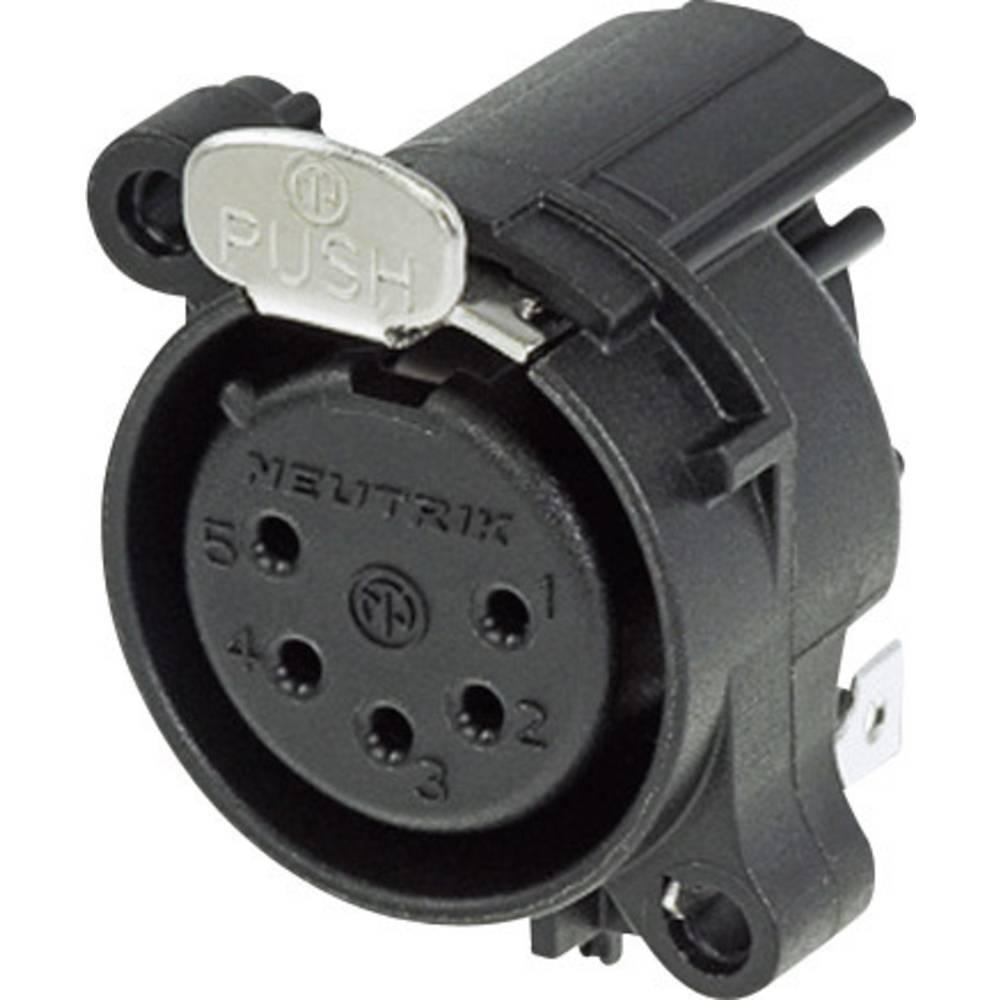 Neutrik - Conector XLR Hembra de 5 Pines para PCB, Horizontal Mod.NC5FAH_2