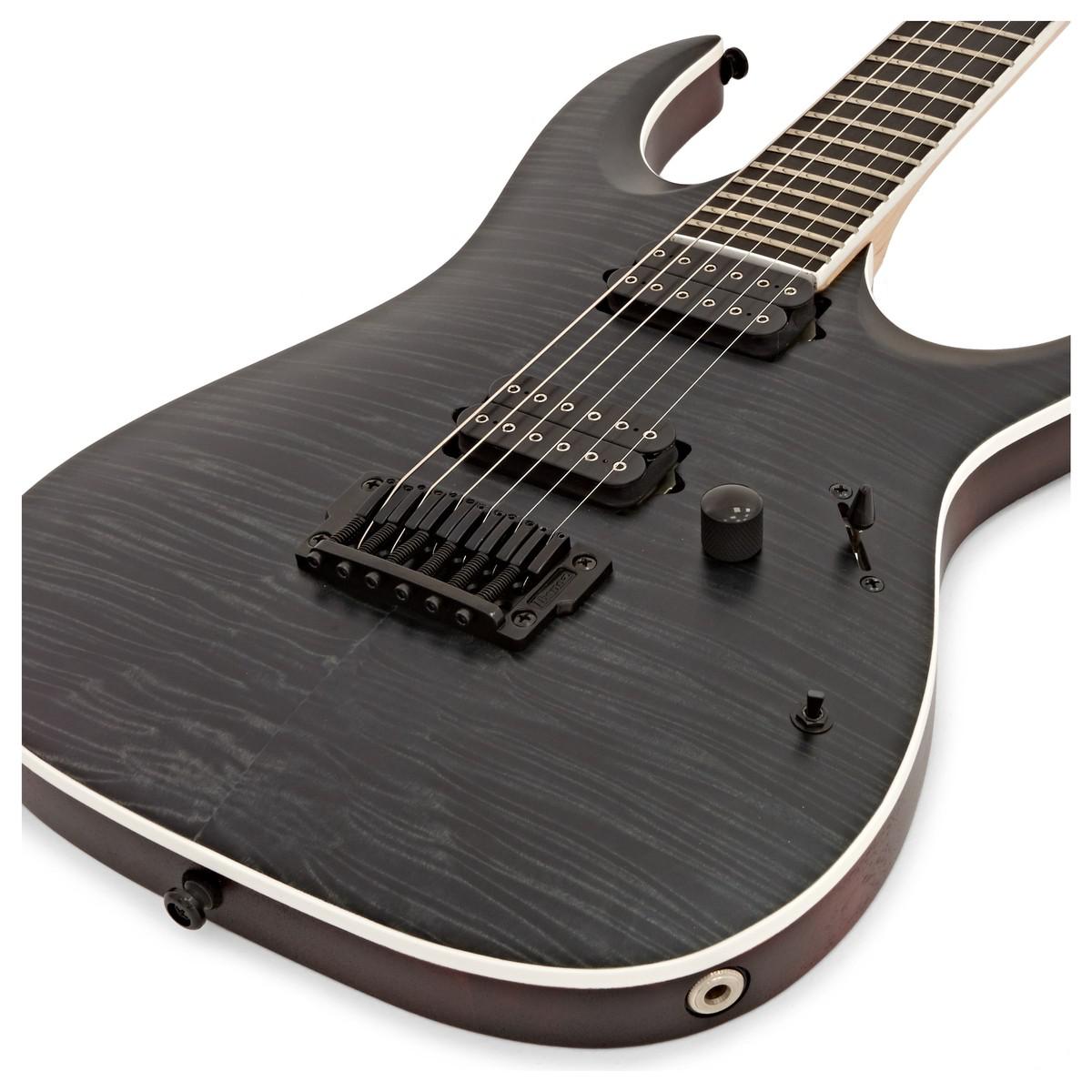 Ibañez - Guitarra Eléctrica RGA Iron Label de 7 Cuerdas, Color: Gris Mod.RGAIX7FM-TGF_161