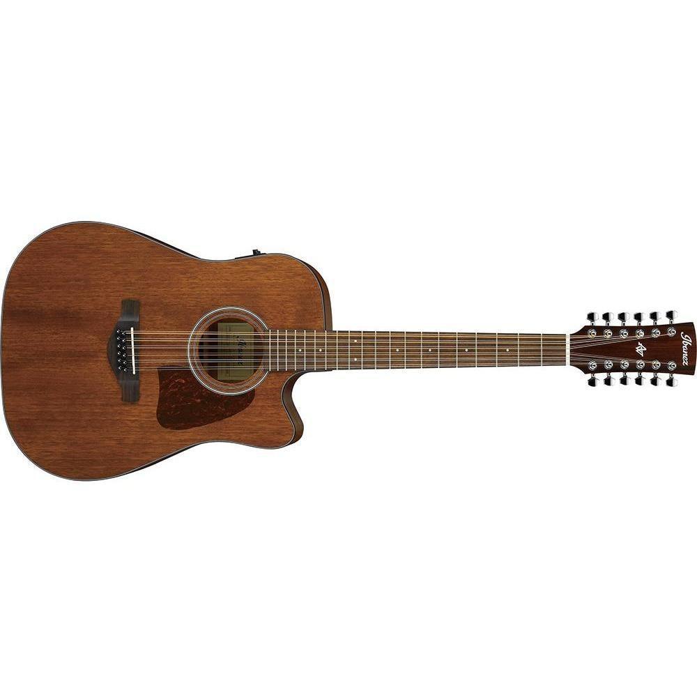 Ibañez - Guitarra Electroacústica Artwood de 12 Cuerdas, Color: Caoba Poro Abierto Mod.AW5412CE-OPN_128