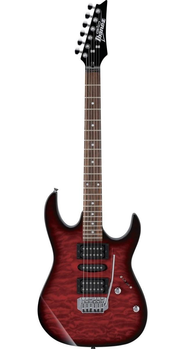 Ibañez - Guitarra Eléctrica RX Zurda, Color Roja Transparente Mod.GRX70QAL-TRB_64