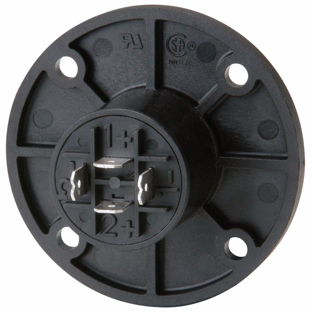 Neutrik - Conector Speakon 4 Polos Macho Para Chasis Redondo Mod.NL4MPR_433