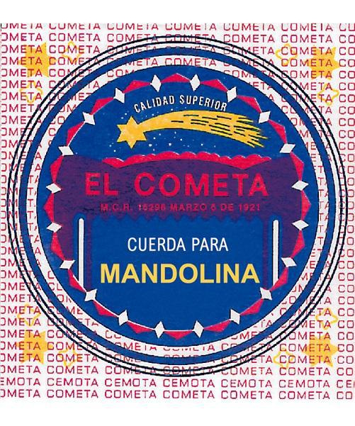 El Cometa - Cuerda 4A para Mandolina, 12 Piezas Acero Mod.603(12)