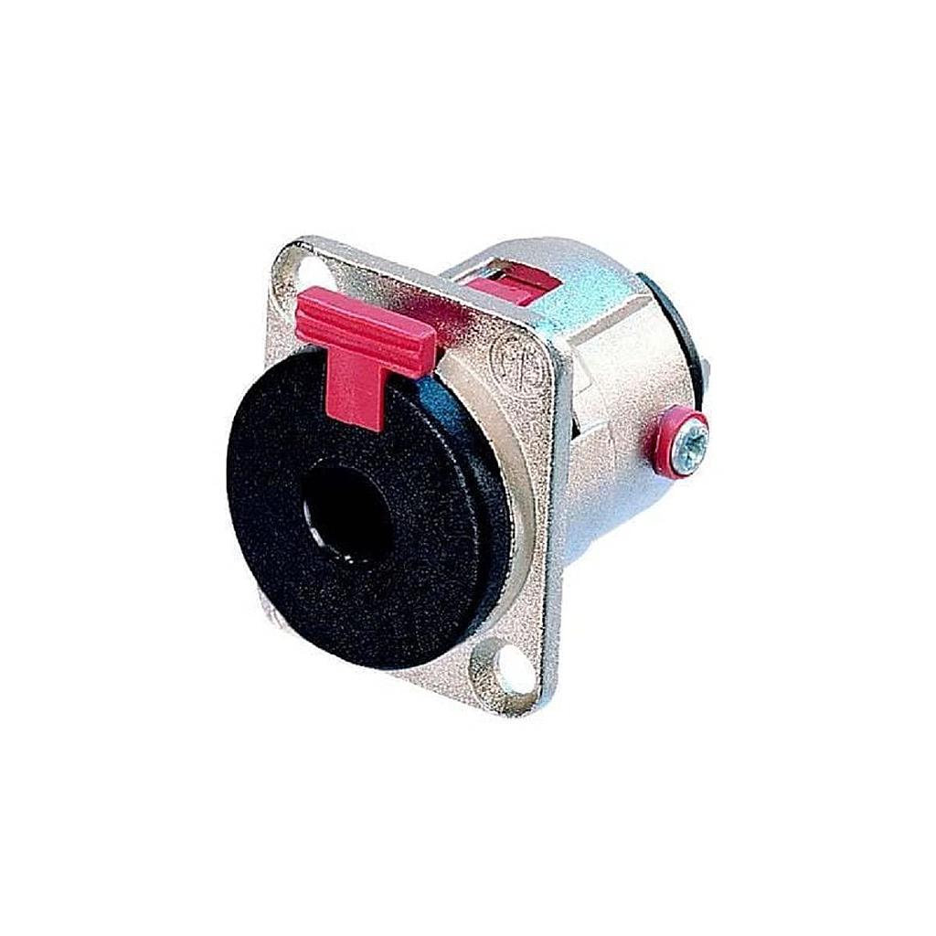 Neutrik - Jack 1/4 para Chasis Serie D, Contactos: Niquel Mod.NJ3FP6C