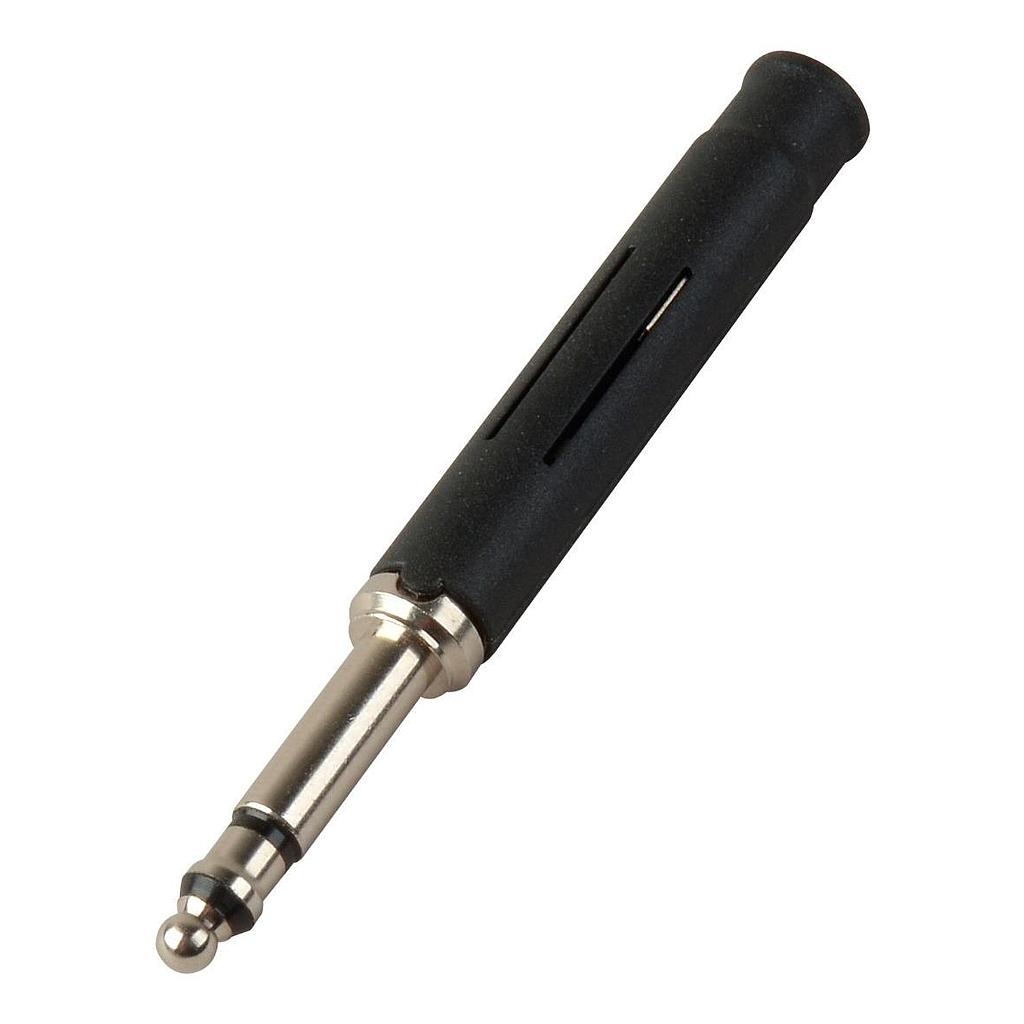 Neutrik - Plug Estereo de 0.173" Tipo Bantam para Soldar, Contactos Plata Mod.NP3TT-1-B