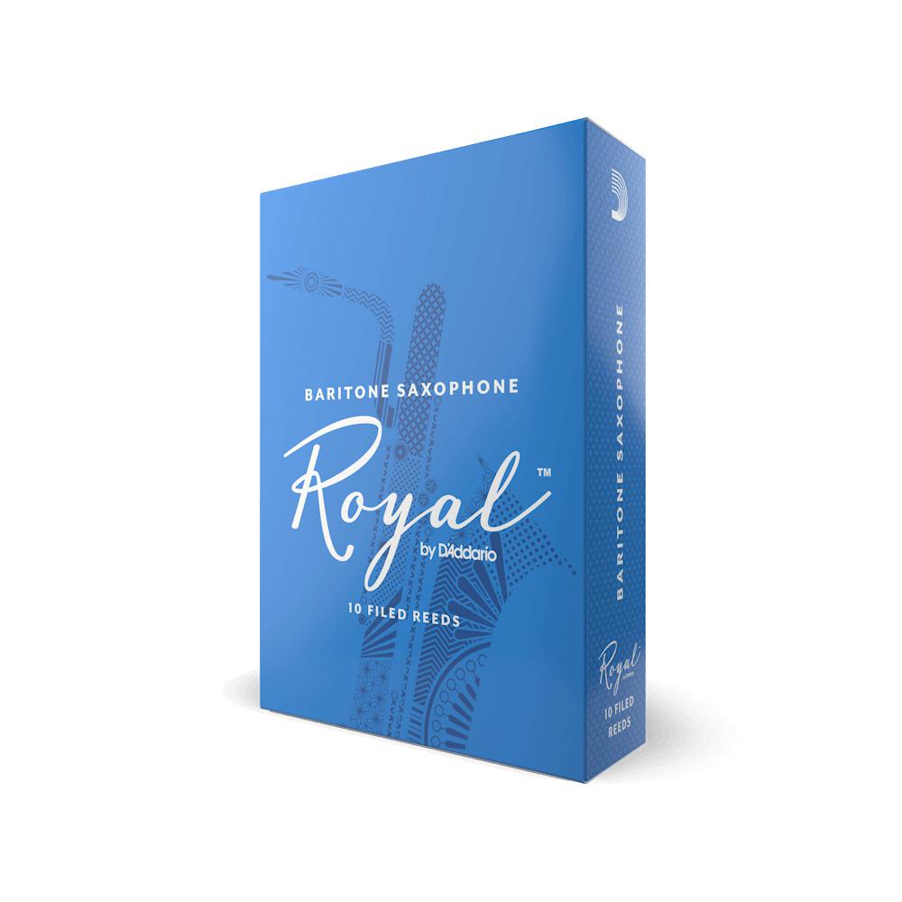 D'Addario - Cañas Royal para Sax Baritono, 10 Piezas Mod.RLB10__