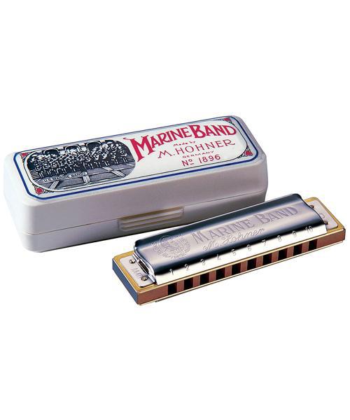 Hohner - Armónica Marine Band en La Menor Armónico Mod.M1896306X
