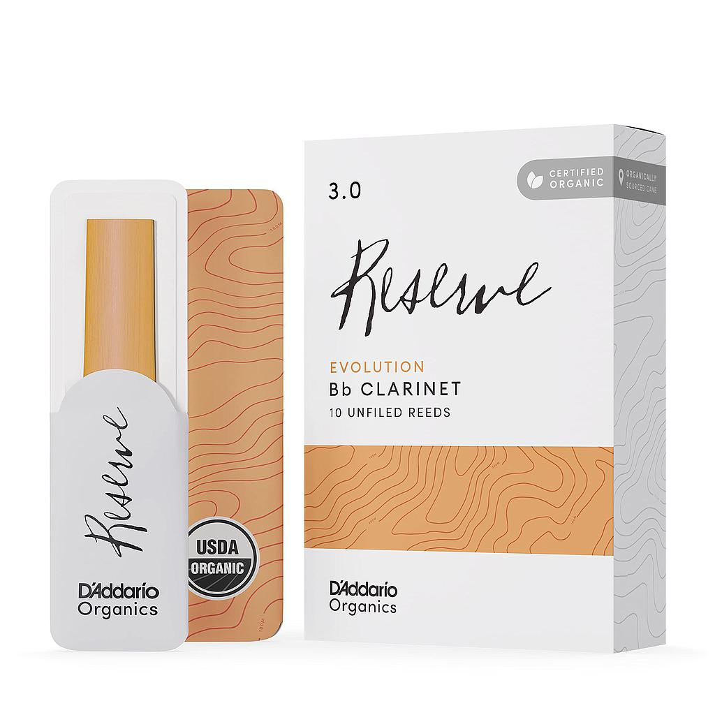 D'Addario - 10 Cañas Reserve Evolution para Clarinete Sib Mod.DCE10__