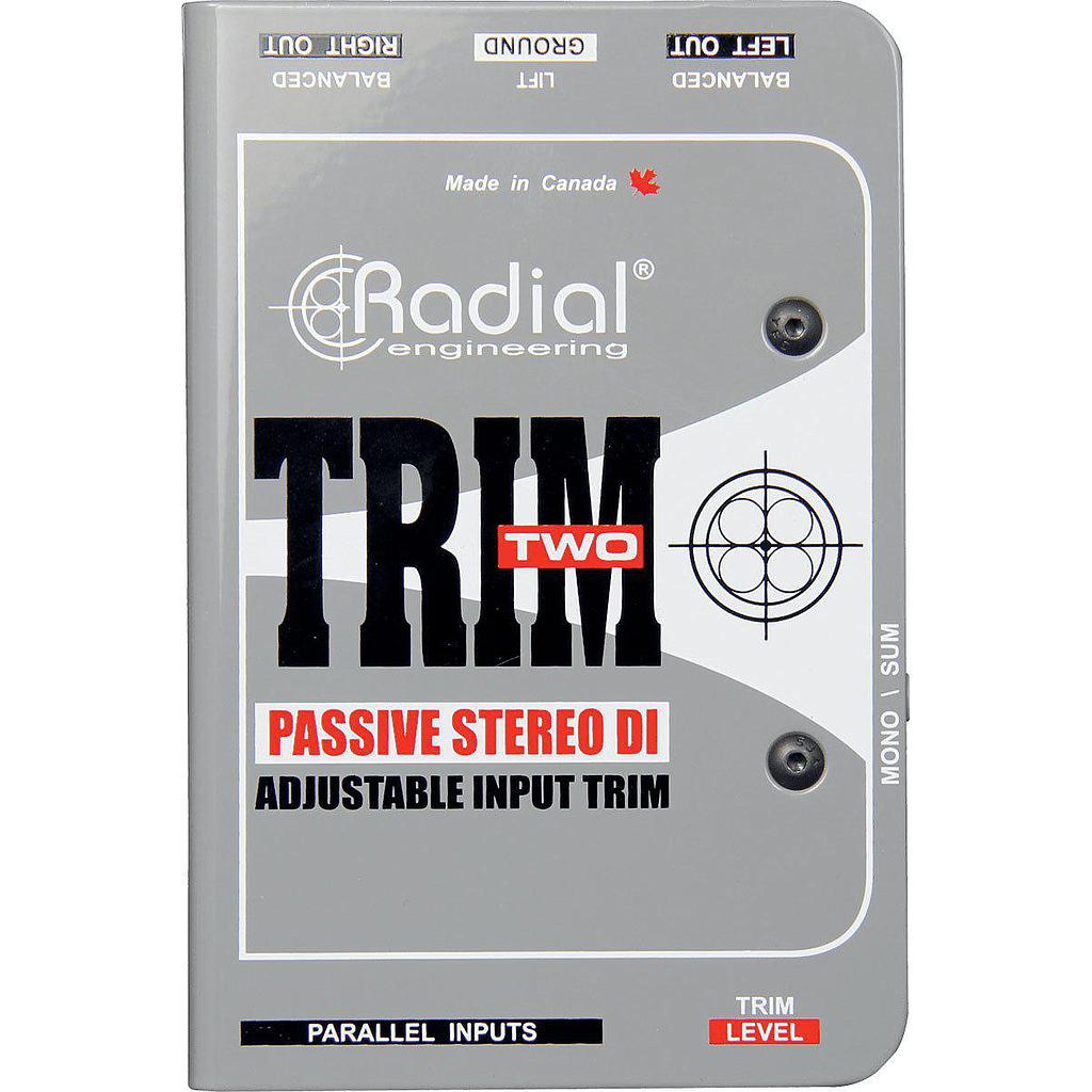Radial - Caja Directa Pasiva Estéreo Mod.TRIM TWO