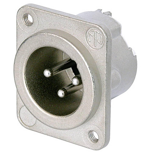 Neutrik - Conector XLR Macho de 3 Polos Serie D-LX Mod.NC3MD-LX_46