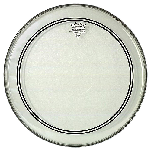 Remo - Parche Clear Powerstroke 3, Tamaño: 22 Mod.P3-1322-C2_286