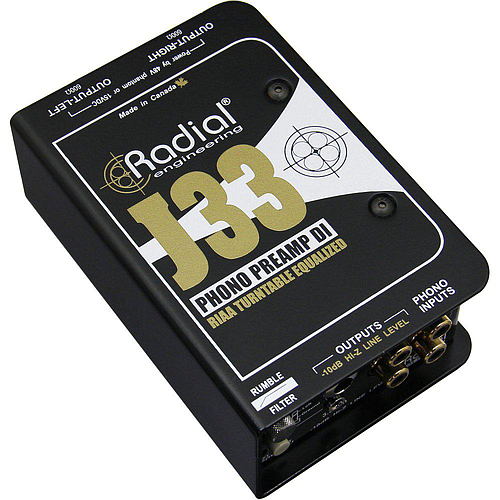 Radial - Caja Directa Activa Estereo RCA-XLR Mod.J33_379