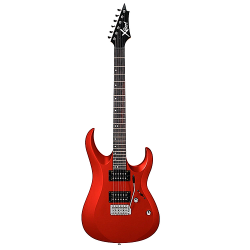 Cort - Guitarra Eléctrica X, Color: Rojo Mate Mod.X100-RD_29