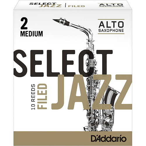 D'Addario - Cañas Select Jazz Filed para Sax Alto, 10 Piezas Medidas: 2M Mod.RSF10ASX2M_9