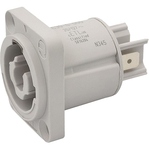 Rean - Conector Powercon de 3 Polos para Chasis Mod.RRAC3O-G