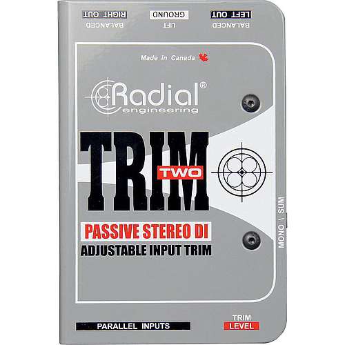 Radial - Caja Directa Pasiva Estéreo Mod.TRIM TWO