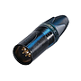 Neutrik - Conector XLR Macho de 7 Polos Serie XX Contactos en Oro Mod.NC7MXX-B